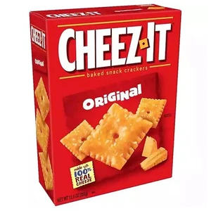 3X Cheez-It Original Cheese Baked Snack Crackers 12.4oz Box -Crunchy & Delicious - Picture 1 of 1