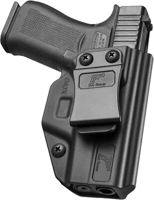 IWB Carry Holster For Glock 43/ 43X Pistol, Not For Glock 43x with Rail/G43x mos