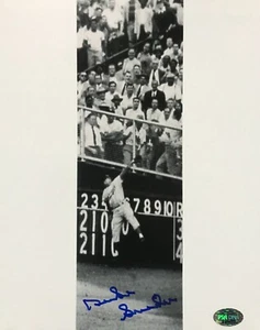 DUKE SNIDER DODGERS 1955 WORLD SERIES ROBBING HR SIGNED PHOTO PSA/DNA #J89117 - Picture 1 of 2