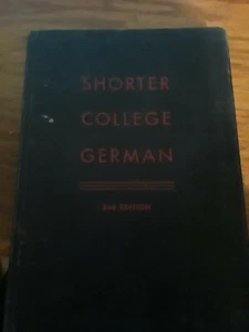 Shorter college German Hardcover – 1949 by Marshall Blakemore Evans - Picture 1 of 12