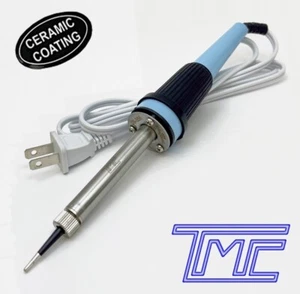 TMC SOLDERING IRON “THE ORIGINAL" 60W, BLACK CERAMIC COATED TIP, SHIPS FROM USA! - Picture 1 of 5