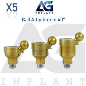 Sistema protésico de fijación de bola de 40° en ángulo de 5 ángulos Int Hex 2,42 mm - Imagen 1 de 7