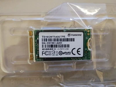 SSD 16GB M.2 SATA Transcend - Bild 1 von 2