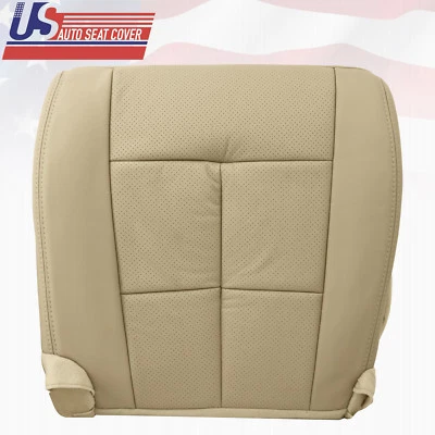 Lincoln Navigator 2007-2014 paquete de lujo delantero izquierdo inferior cuero cubierta de asiento tostado Foto 1 de 4