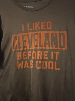 Camiseta XXL Cleveland Browns I Liked Cleveland Before It Was Cool marrón/naranja Foto 1 de 4