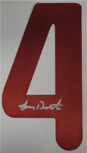 Lenny Dykstra Hand Signed Autographed #4 Jersey Number Phillies (Number Only) - Picture 1 of 2