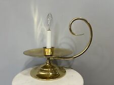 Vintage Baldwin Brass Colonial Portable Lamp Electric Candle Stick (No Shade)
