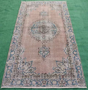 Alfombra Turca 40''x79'' Color Silenciado Medallón Alfombra Pila Baja 104x202cm 3x6 - Imagen 1 de 12