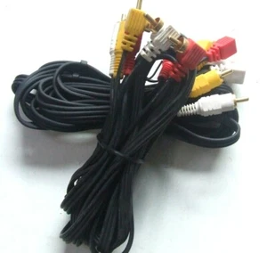 CAVO AUDIO RCA 3X3 PROLUNGA MASCHIO MASCHIO 90 GRADI 3 METRI KIT 2 PEZZI - Picture 1 of 1