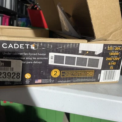 Cadet UCH183T 1800W Electric Heater - Black FOR PARTS - Image 1 of 3