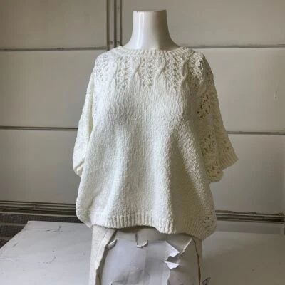 Suéter de cuello redondo SPLENDID Mason para mujer talla pequeña blanco Foto 1 de 4