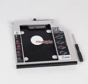 9.5mm SATA 2nd HDD T400s T410s T420s T420si T430s T430si X200 43N3412 W500 Caddy - Zdjęcie 1 z 6