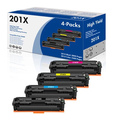 TONER für HP 201X 201A Color LaserJet Pro M252dw M252n MFP M274n M277dw M277n - Bild 1 von 2