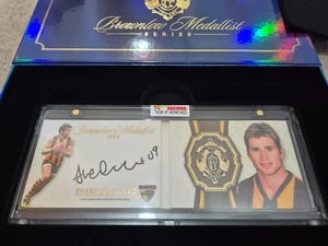 2024 Select AFL Brownlow Medallist Shane Crawford Signature Hawks 1999 26/150 - Picture 1 of 5