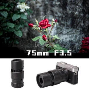 Feather Effect Rotating Filter FixedFocus Lens 75mm F3.5 Fr Canon NikonSony Fuji - Picture 1 of 110