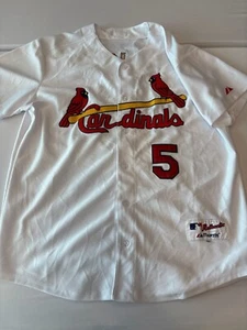 USED MLB St Louis Cardinals Albert Pujols Majestic Baseball Jersey white 50 - Picture 1 of 5