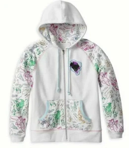 Sudadera con capucha con cremallera y tinta de los parques de Disney nueva con etiquetas WDW - Imagen 1 de 2