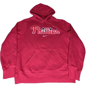Nike Philadelphia Phillies Center Swoosh Pullover Hoodie Sweatshirt Medium Large - Bild 1 von 8
