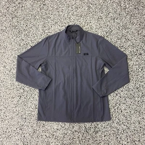 Travis Mathew Jacket Crystal Cove 2.0 Golf Performance Gray Zip Men's Large NWT - Picture 1 of 7