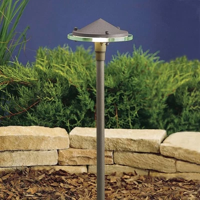 Kichler 22" High Glass and Metal Pathway Landscape Light - Image 1 of 3