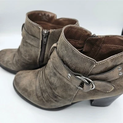 Mujer Zapatos Botas Natural Soul Botines, Gris Talla 9. Foto 1 de 4