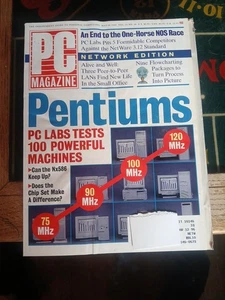 1995 MAY 30 PC MAGAZINE - PENTIUMS FRONT COVER - Foto 1 di 7