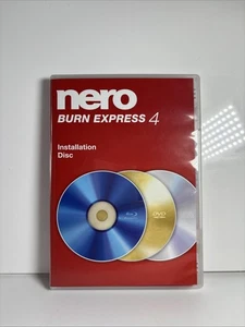 Nero Burn Express 4 | Burn CD DVD Bluray | Copy | Rip | Convert Backup DISC ONLY - Imagen 1 de 4