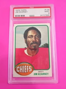1976 Topps - Jim Kearney #129 PSA 9 - Imagen 1 de 2