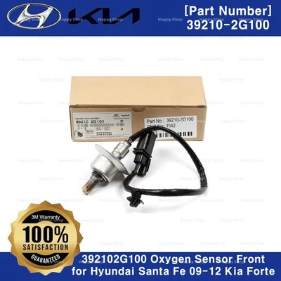 Sensor de oxígeno delantero genuino OEM 392102G100 para Hyundai Santa Fe 09-12 Kia Forte Foto 1 de 3