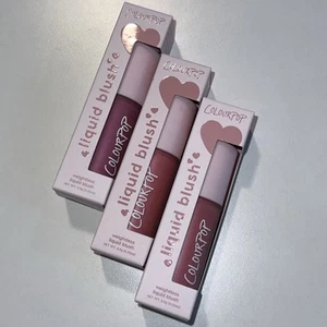 Lot Of 3 ColourPop Weightless Liquid Blush - Shades Sweet Treat Love Princess - Picture 1 of 2
