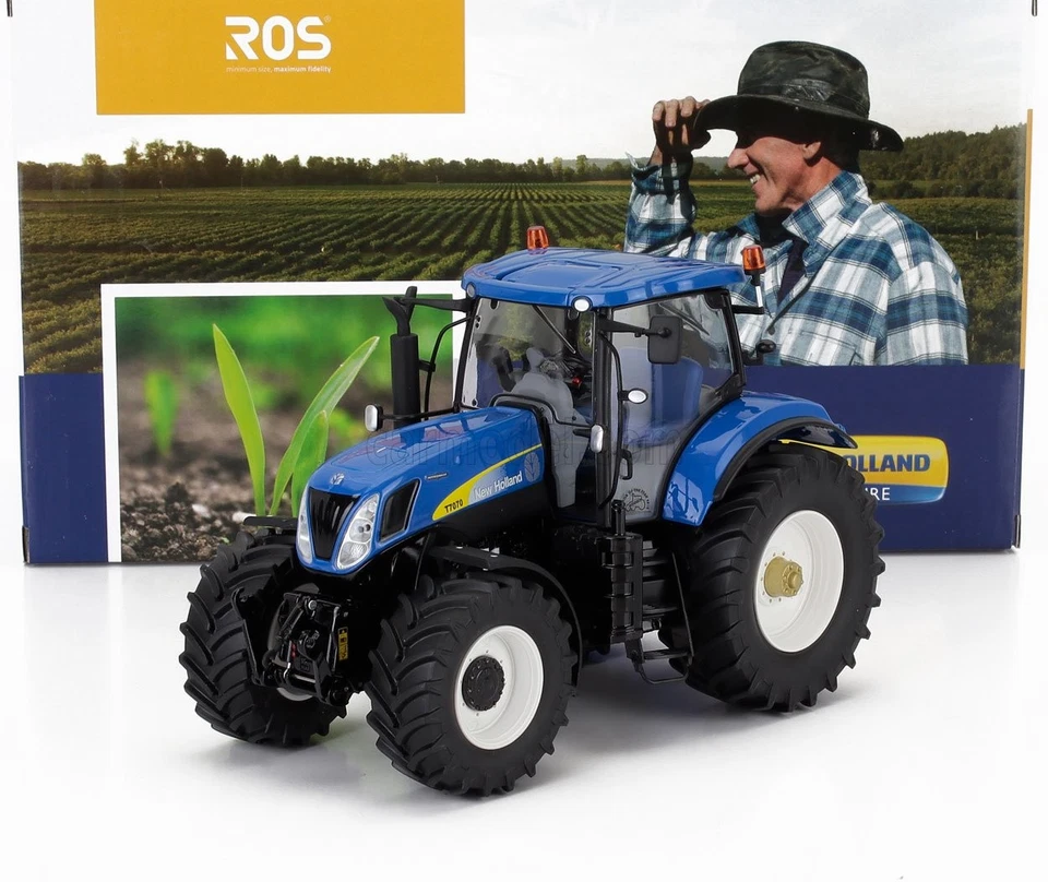 1/32 ROS-MODEL - NEW HOLLAND - T7070 TRACTOR 2018 301269 - Immagine 1 di 1