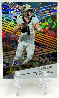 2025 Panini Revolution Derek Carr Holo Gold #1/3 SSP - Imagem 1 de 2