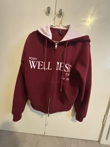 Cotton On Jacket Womens Size 2XS Red And Pink Wellness Jacket - Picture 1 of 4