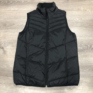 Xersion Packable Sleeveless Puffer Vest Jacket Women Size Large Nylon Black - Picture 1 of 8