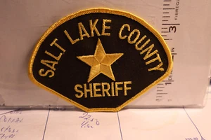 police patch SALT LAKE COUNTY SHERIFF UTAH GOLD STAR - Bild 1 von 1