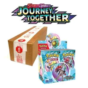 Pokemon Journey Together ENHANCED Booster Box Case Factory Sealed 6 Box Case - Picture 1 of 1