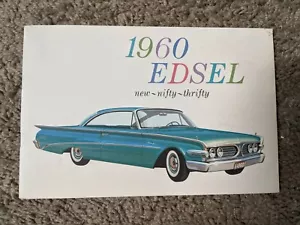 1960 Edsel Ranger & Villager Car Dealer Showroom Sales Brochure Catalog - Picture 1 of 6