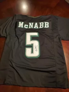 PHILADELPHIA EAGLES DONOVAN MCNABB #5 AUTOGRAPHED SIGNED JERSEY JSA WITNESS COA - Picture 1 of 8