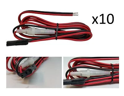Lot of 10 Workman CB-3A CB,HAM RADIO 3 PIN POWER CORD COBRA, GALAXY, UNIDEN - Image 1 of 4