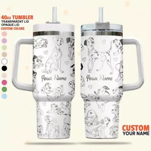 Custom Disney 101 Dalmatians Tumbler, Disney Tumbler Disney Characters 40oz Tumb - Picture 1 of 6