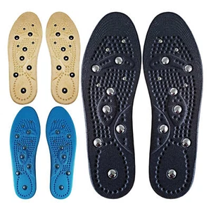 Magnetic Massage Foot Health Care Shoe Gel Insoles Pain Therapy Magnetic Insoles - Picture 1 of 18