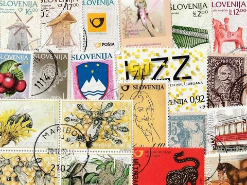Slovenia : 25 DIFFERENT STAMPS : pghstamps packet Cover