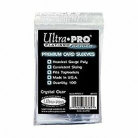 Ultra PRO Platinum Card Sleeves - Clear (100 Pieces)