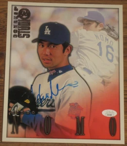 Hideo Nomo signed Autogramm 8x10 Foto JSA zertifiziert Los Angeles Dodgers Studio - Bild 1 von 5