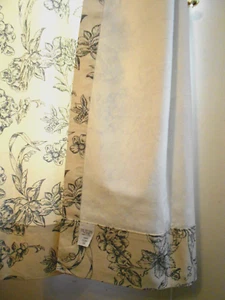 3 PAIRS Draperies Waverly style floral USA insulated curtains Pinch Pleat-excel - Picture 1 of 7