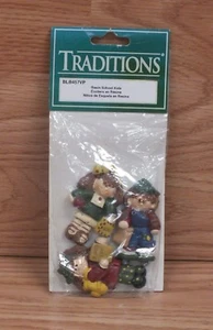 Genuine Traditions (BLB457VP) Pack of 3 Small Craft Resin School Kids **READ** - Picture 1 of 4