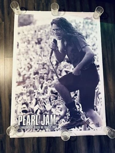 HUGE RARE Pearl Jam Subway Poster Magnusson Park, Seattle, WA 1992 Eddie Vedder - Picture 1 of 8