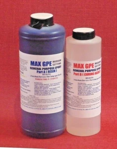 EPOXY RESIN BLUE GEL COAT ART RESIN 4 BOATS MOLDS & TOOLS BONDS 2 METAL WOOD ! - Picture 1 of 7