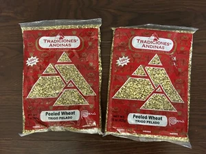 2 packs Trigo Pelado Peru (Tradiciones Andinas) 15oz/425g each Producto Peruano - Picture 1 of 2