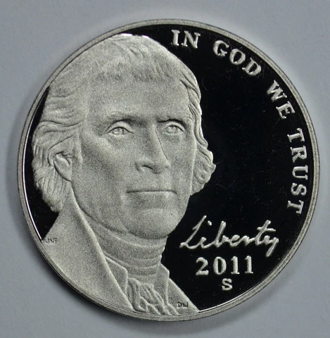 2011-S Proof Jefferson Nickel Full Steps Nice Coins Priced Right Shipped FREE Cover